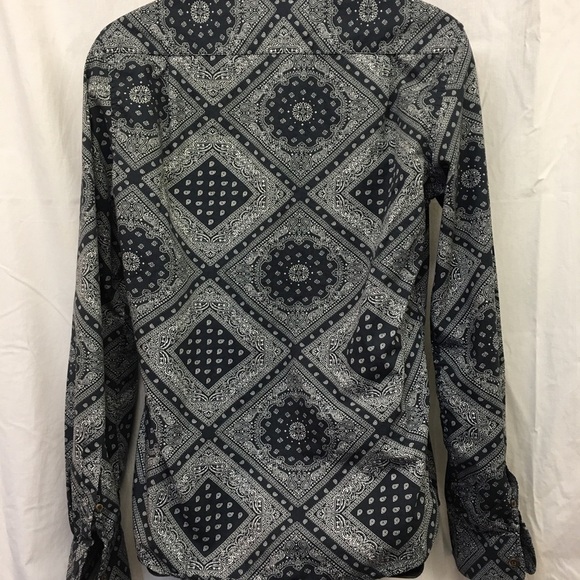 𝅺BLUE notes Men’s Cotton Button Down Shirt - Picture 7 of 8